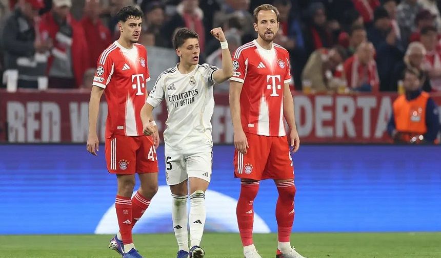 Arda Güler’den Münih'te iki gol; Real Madrid elendi, maç sonu kırmızı kart gördü