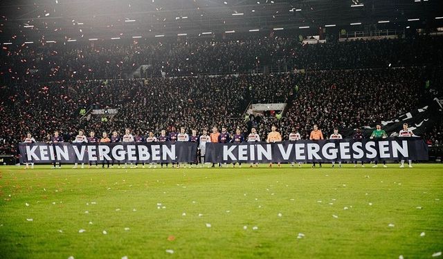 St. Pauli'den maç öncesi Holokost anması: “Affetmek yok, unutturmak yok” pankartı