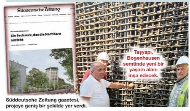 Taşyapı, Münih’te 44 metrelik kule ve 250 konutluk mahalle planlıyor