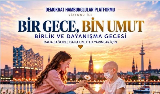Demokrat Hamburglular Platformu’ndan kanserli çocuklara destek gecesi