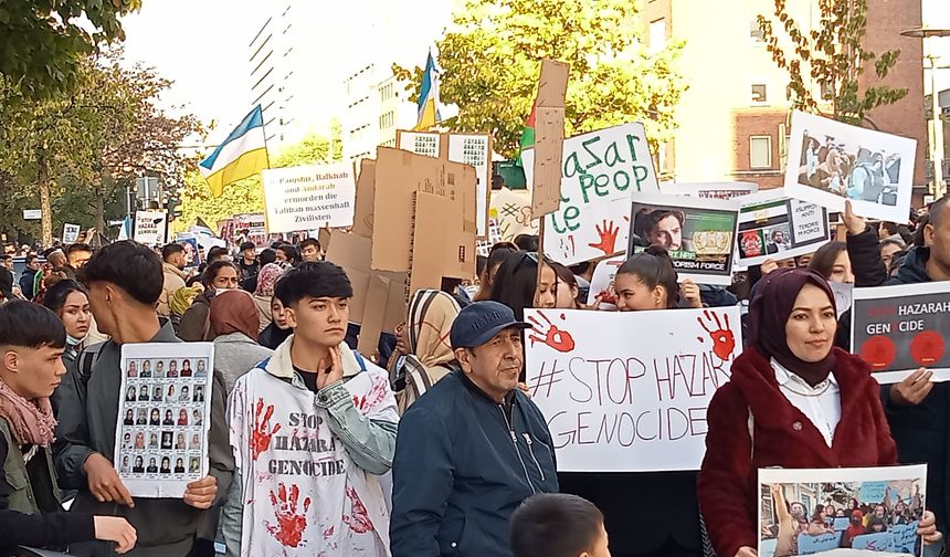 Protesto gösterilerinden kareler