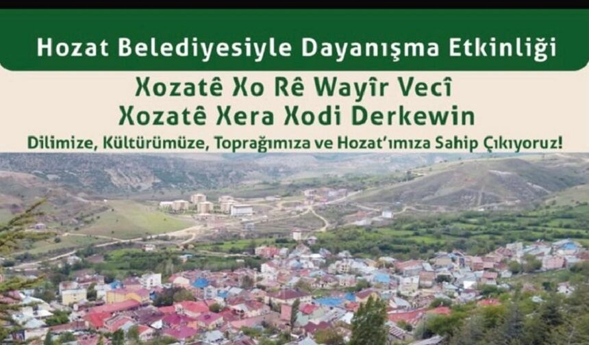 Almanya’da Hozat İçin Dayanışma Buluşması