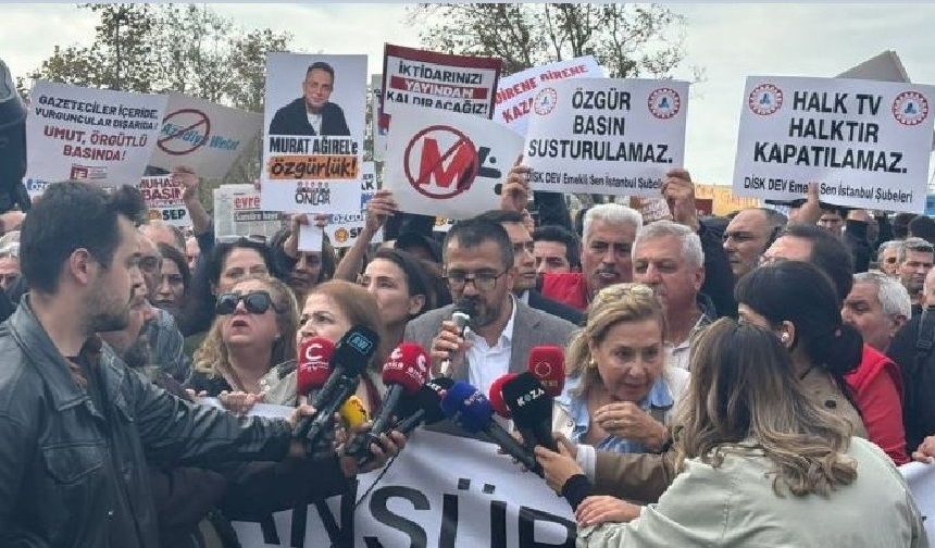Türkiye’de basın özgürlüğü gösterileri: “Gazetecilik suç değildir”